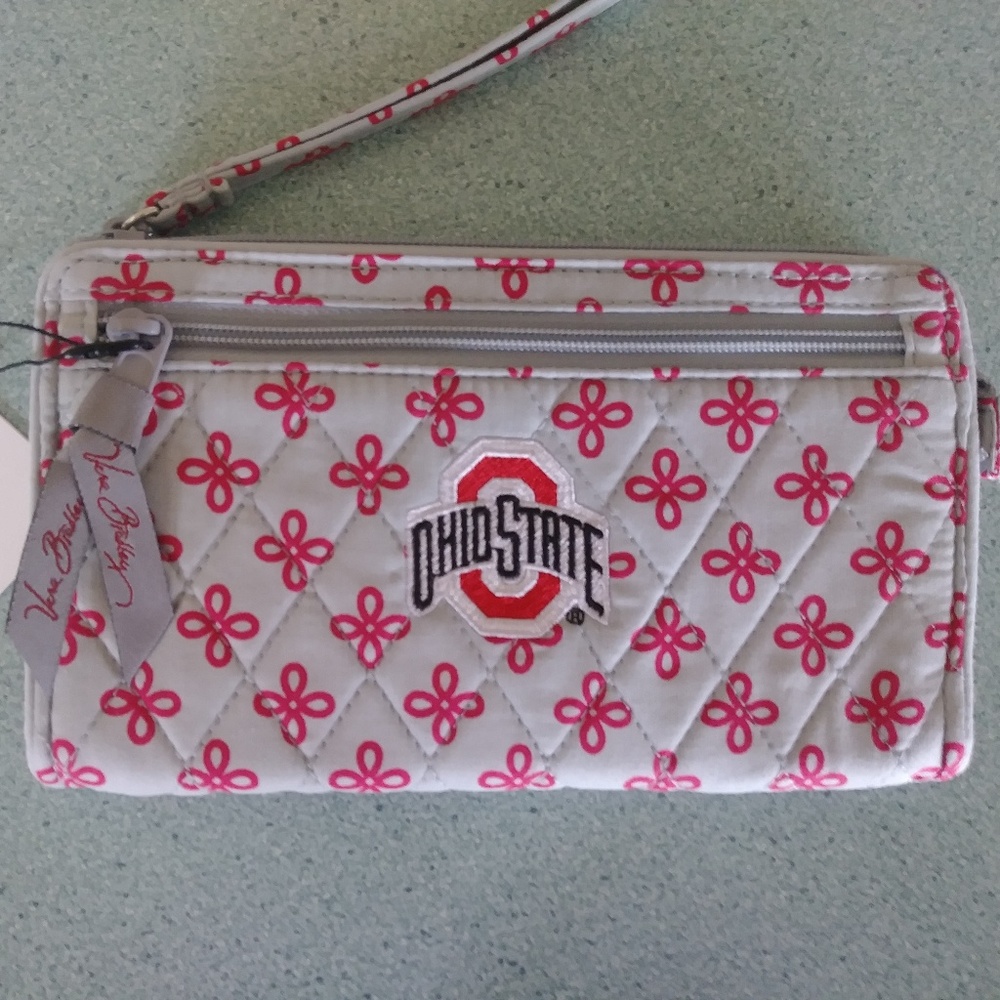 Vera Bradley Front Zip Wallet OSU